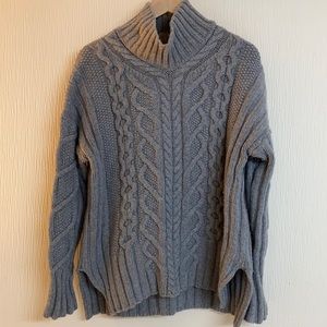 Everlane Chunky Wool Turtleneck - Size M